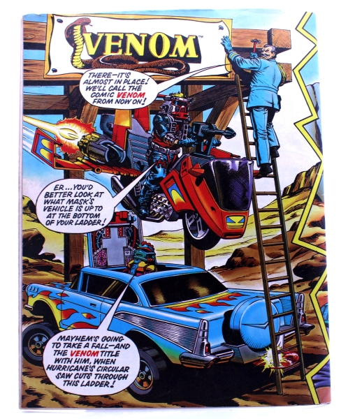 MASK (M.A.S.K.) UK-Comic Magazine No. 40 (1988): Outlaw Battle